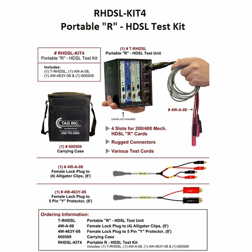 Tag Rhdsl-Kit4 Portable R -  Hdsl Test Kit