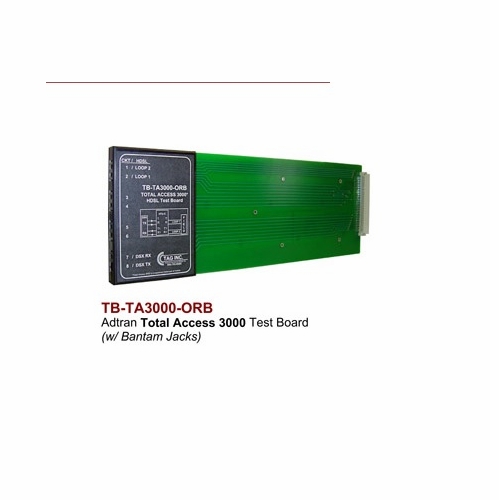 TAG TB-TA3000-ORB ADTRAN TA3000 ORB TEST BOARD w/ BTM JACKS