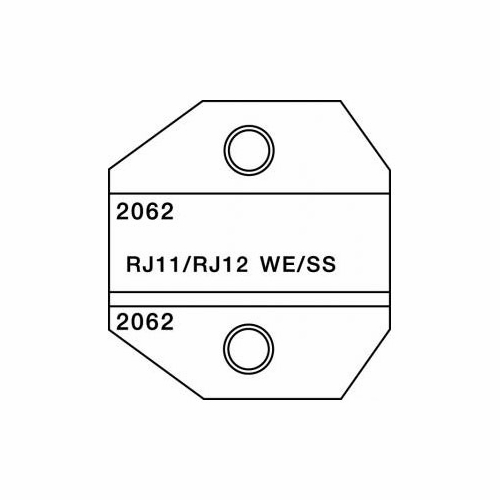 TEMPO PA2062 DIE RJ11/12 (WE/SS) MOD.PLUG BLISTER 52051013/769328101157