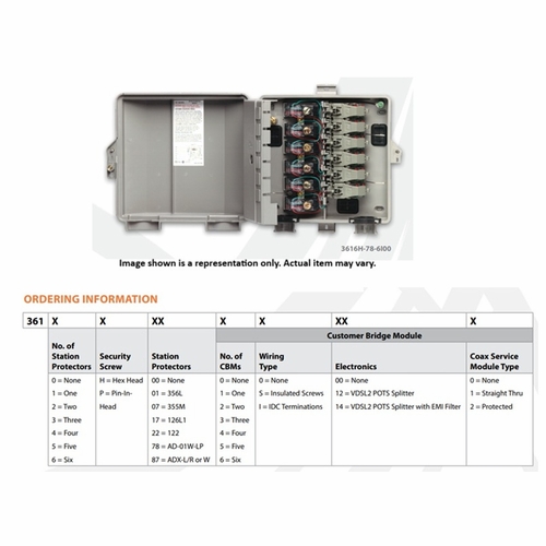 TII 3611H-78-1I00 NID NEW