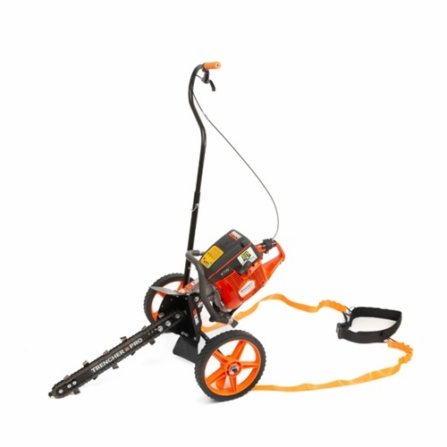 TRENCHERPRO PORTABLE TRENCHING SYSTEM HUSQVARNA K770 POWER TRAIN WITH CART