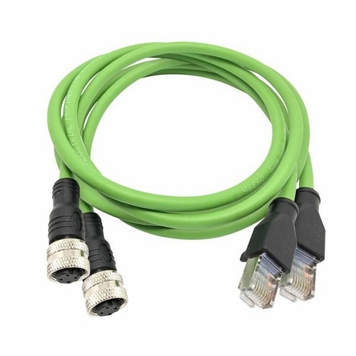 Trend Networks R151058 2 X Rj45 To M12 D Coded 1M Adapter Cable Upc 783250804498