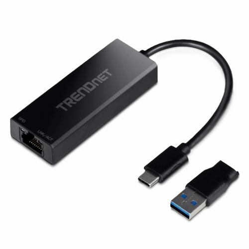 Trendnet Tuc-Et2G  Usb-C 3.1 To 2.5Gbase-T Ethernet Adapter Black