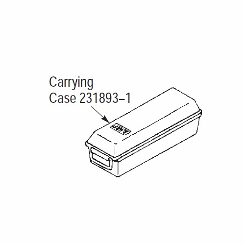 TYCO 231893-1 CARRYING CASE FOR MI-1 TOOL