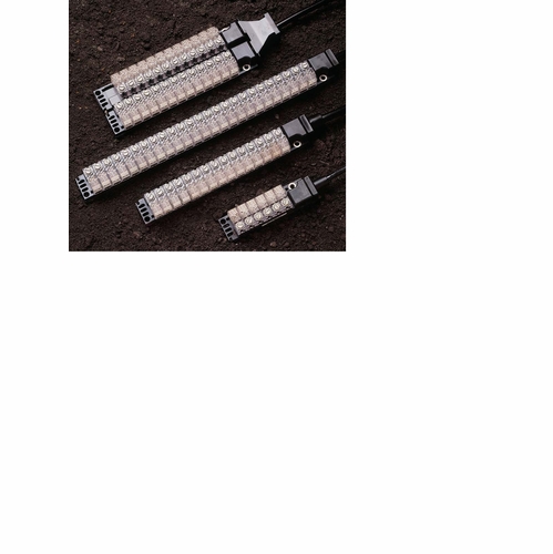TYCO DT2-PTP-25FU04F-RD2 25PR 4 foot STUB PROTECTED PEDESTAL TERMINAL STRIP
