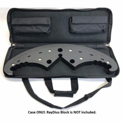 U-TECK 59225 Balistic Nylon Carrying Case w/padded strap for RayDius Fiber Quadrant Block- Case ONLY