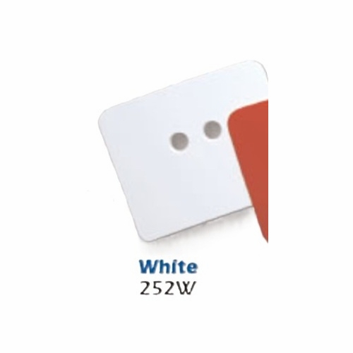 UG PRODUCTS 252W 2.5 inch  x 2 inch   WHITE CABLE TAGS W/O TYWRAPS PACK OF 100