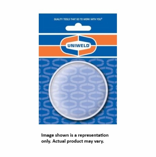UNIWELD 05-2-52-4 2 inch FLAT PLASTIC LENS (BULK) UPC 51013