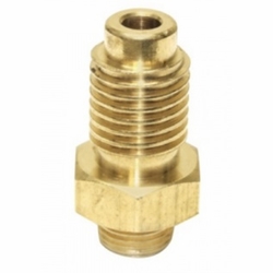UNIWELD 10005-2 BLIND HOSE CONNECTOR, 1/8 inch N.P.T. x 1/4 inch M.F.