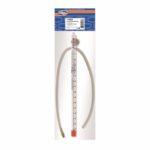 Uniweld 11482 Water Manometer 0-15 Inch Water Column Upc 11482