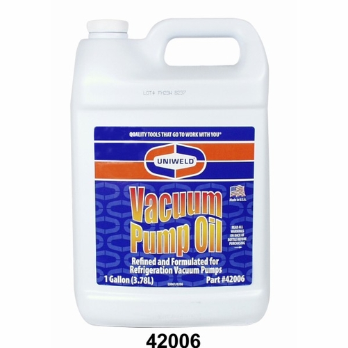 UNIWELD 42006 1-GALLON VACUUM PUMP OIL (CASE OF 6) UPC 42006
