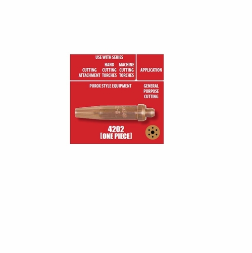 UNIWELD 4202-13D / UPC 38116 1 Piece Purox Style Acetylene Cutting Tip number 13 Display Card MINIMU