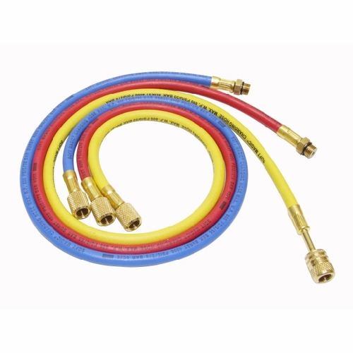 Uniweld 49001 60 In. Auto Soft Magic R134A Hose, Red Upc 49001