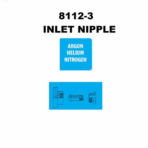 UNIWELD 8112-3 / UPC 12904 Inlet Nipple CGA300 1/4 inch - 18 NPT 1-15/16 inch Long MINIMUM ORDER 2