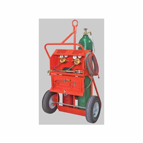 UNIWELD 83551 / UPC 83551 Rollin foot Roughneck Hvy Duty Cutting and Welding Outfit w/Firewall CGA5
