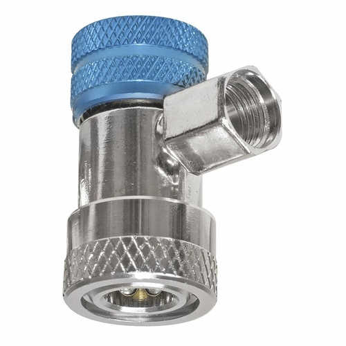 UNIWELD 90044 R134a MANUAL SERVICE COUPLER - BLUE/LOW (14mm FEMALE) UPC 90044
