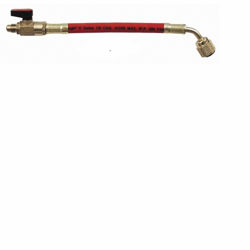 UNIWELD 90053 1/4 inch BALL VALVE w/6 IN. SOFT MAGICHOSE (3/16 inch ), RED UPC 90053