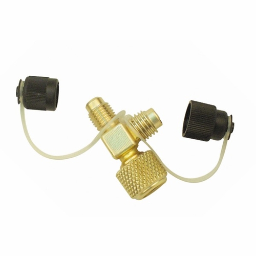 UNIWELD 92816 VACUUM PUMP ADAPTOR 1/4 inch F.F. x 1/2 inch ACME x 1/4 inch M.F. UPC 92816