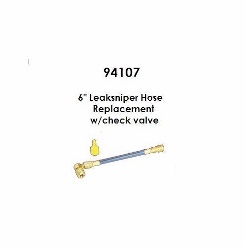 Uniweld 94107 Leaksniper, 6 In. Hose With Check Valve Upc 94107