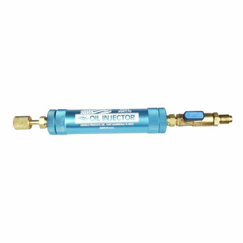 UNIWELD 94175 A/C & R OIL INJECTOR WITH 1/4 inch  FLARE FITTINGS UPC 94175