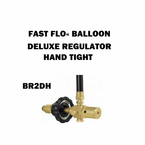 UNIWELD BR2DH / UPC 14204 Fast-Flo Deluxe Balloon Regulator Hand Tight MINIMUM ORDER 1