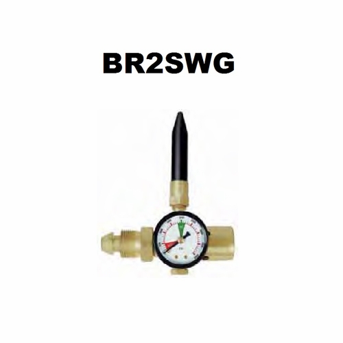 UNIWELD BR2SWG / UPC 14202 Fast-Flo Standard Balloon Regulator Wrench Tight w/Gauge MINIMUM ORDER 1