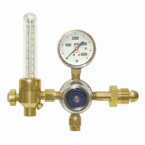 UNIWELD CEF14-8 / UPC 12503 Two Gas Calibration Flowmeter Regulator Argon 5-40 Helium 10-110 SCFH CG