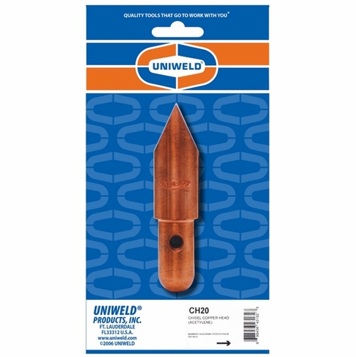 UNIWELD CH20 ACETYLENE CHISEL COPPER HEAD TIP