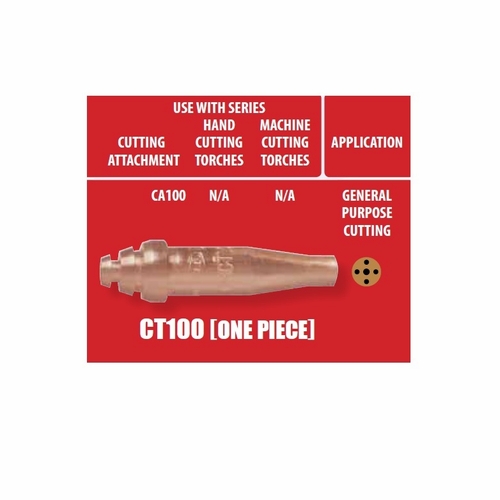 UNIWELD CT100-0D / UPC 38011 Centurion Cutting Tip number 0 Display Card MINIMUM ORDER 1