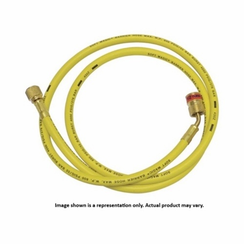 UNIWELD EZ5Y 60 IN. (150cm) EZ TURN ANTI-BLOWBACK HOSE, YELLOW