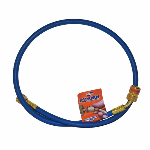 UNIWELD EZM3B 36 IN. EZ TURN ANTI-BLOWBACK R410A MINI SPLIT HOSE, 1/4 inch X 5/16 inch SERVICE END