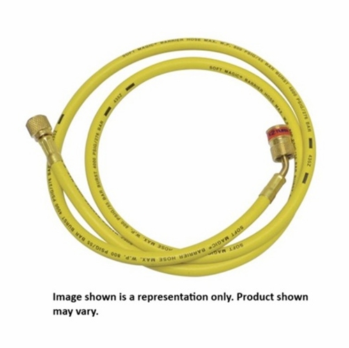 Uniweld Ezm5Y 60 In. Ez Turn Anti-Blowback R410A Mini Split Hose, 1/4 Inch  X 5/16 Inch  Service End