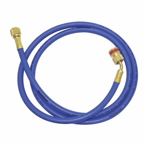 UNIWELD EZM6B 72 IN. EZ TURN ANTI-BLOWBACK R410A MINI SPLIT HOSE, 1/4 inch X 5/16 inch SERVICE END