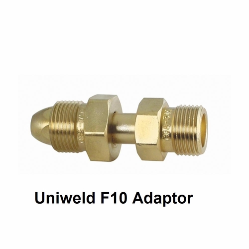 Uniweld F10X Adaptor, Cga580 Cylinder To Cga540 Regulator Upc 43300