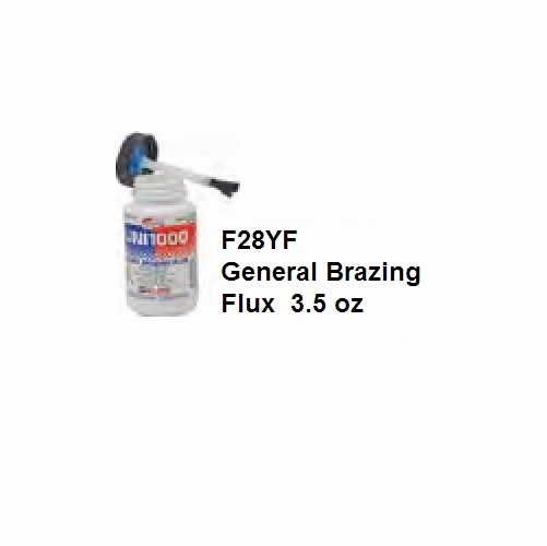 UNIWELD F28YF UNI-1500 GENERAL BRAZING FLUX - 3.5 oz UPC 61282