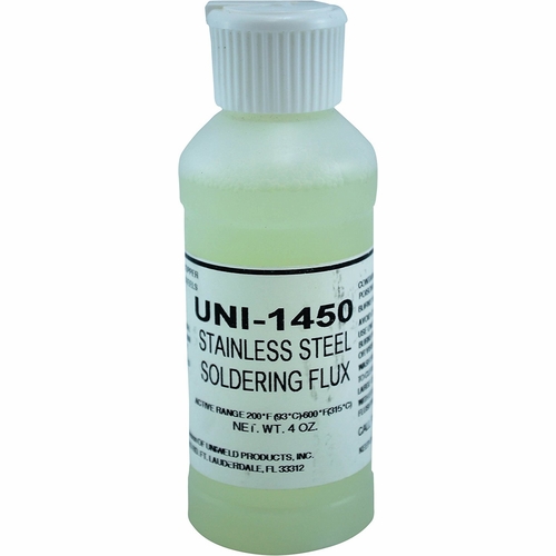 UNIWELD F4CYG UNI-1450 SOLDER FLUX - 4 OZ. UPC 61284