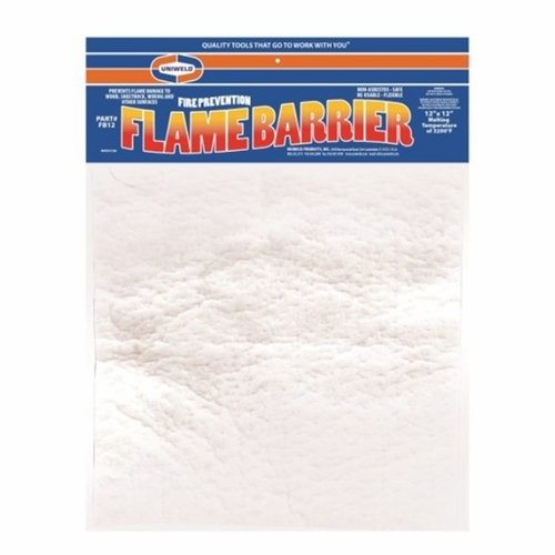 UNIWELD FB12 FLAME BARRIER, 12 inch  x 12 inch   UPC 43230