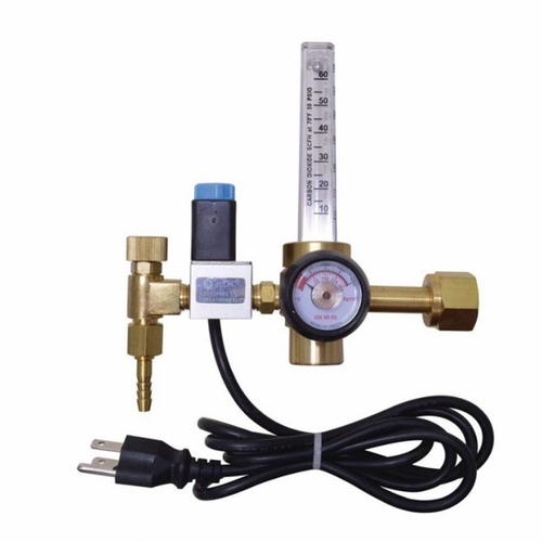 Uniweld Fr13Sv Fast-Grow Co2 Flowmeter Regulator W/Solenoid Valve Cga320