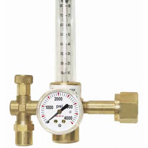 Uniweld Fr14-8 / Upc 12804 Two Gas Calibration Flowmeter Regulator Argon 5-40 Helium 10-110 Cga580 M