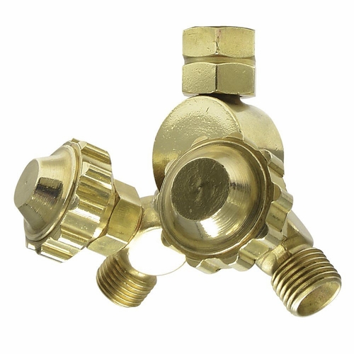 Uniweld Fy11Xv Y- Hose Adaptor W/Valve, B-Lh Upc 43337