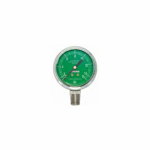 UNIWELD G62 / UPC 54518 2 inch  Gauge 1/4 inch  NPT BM 15 LPM  77 Dr/.018� Orifice O2 Chromed Case/B