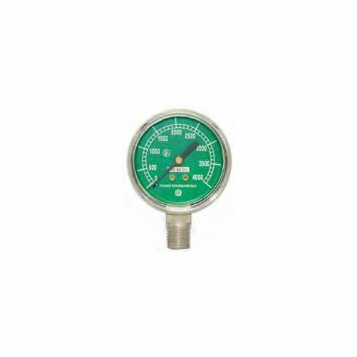 UNIWELD G63D 2 inch  4000 PSI CHROME, B.M. MEDICAL GAUGE UPC 54212