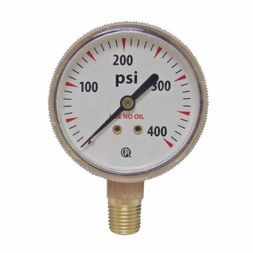 UNIWELD G73-1D 1.5 inch 400 PSI-kg/cmý GOLD STEEL, B.M. GAUGE UPC 54118