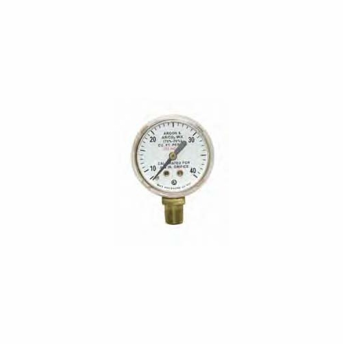 UNIWELD G76-4 / UPC 54567 2 inch Flowgauge 1/8 inch NPT BM 67 Dr/.032 inch Orifice Argon/CO2 Mix