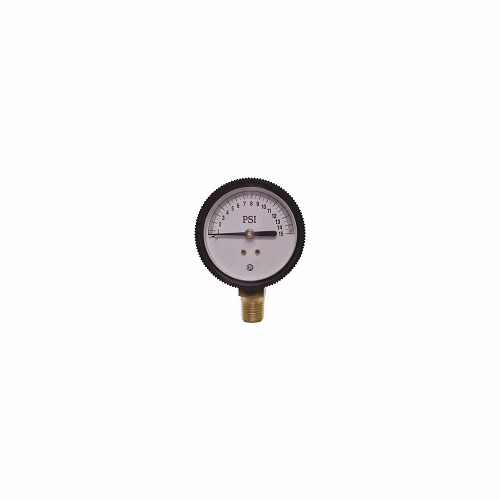 UNIWELD GP163 1.5 inch 100 PSI UTILITY GAUGE BLACK PLASTIC, C.B.M. UPC 52163