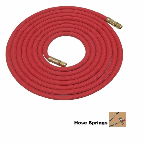 Uniweld H12S / Upc 43507 Acetylene Hose 12.5 Foot   Inch A Inch  Connection W/Spring Minimum Order 1