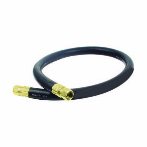 Uniweld H3D6M 72 In. (180Cm) Black Magic  (3/4 Inch ) Hose, 3/4 Inch  F.F. X 3/4 Inch  F.F., Black U