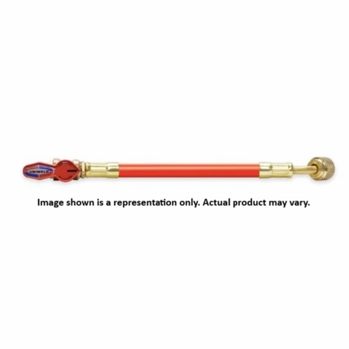 Uniweld H5Bvr  60 In. 150Cm Soft Magic Barrier Ball Valve Hose, Red