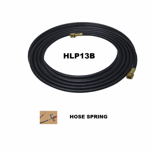 UNIWELD HLP13BSS / UPC 43539 LP Hose 25 foot   inch B inch  Connection w/2 Springs MINIMUM ORDER 1 N