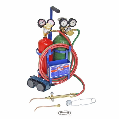 Uniweld K23C-T Mc-Patriot  Weld, Braze Outfit W/500S Stand & Tanks Upc 82302